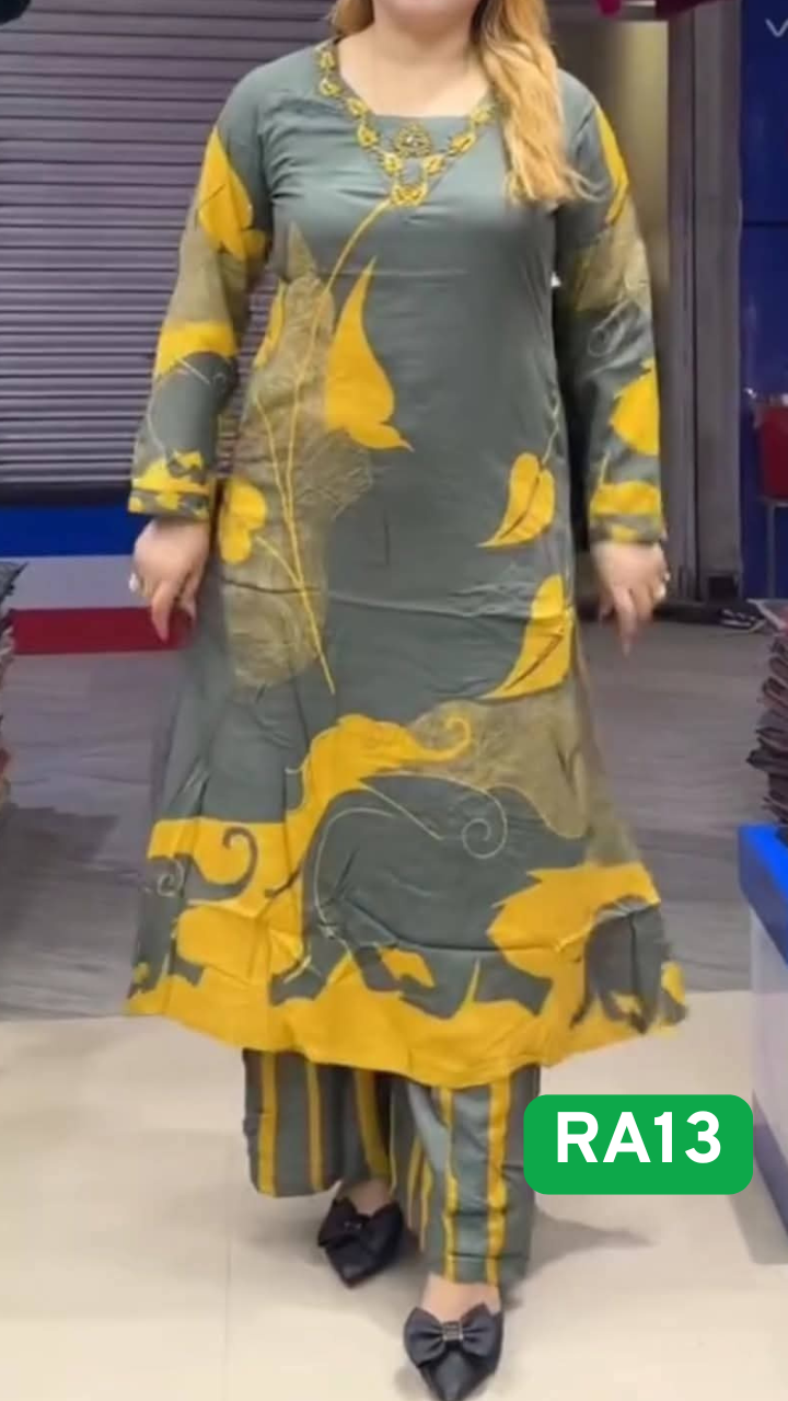 প্রিমিয়াম জর্জেট ফ্লোরাল সালোয়ার কামিজ